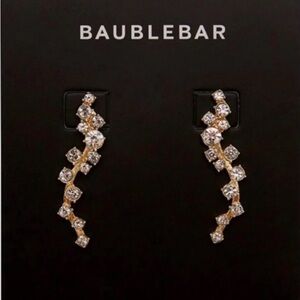 BaubleBar Gold and Silver Farah Ear Crawlers